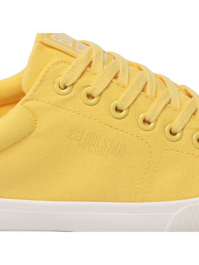Big Star Shoes Tenisówki Big Star Shoes KK274050 Żółty