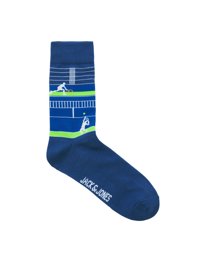 Jack&Jones Zestaw 5 par wysokich skarpet męskich Jack&Jones Sunrise 12277377 Kolorowy