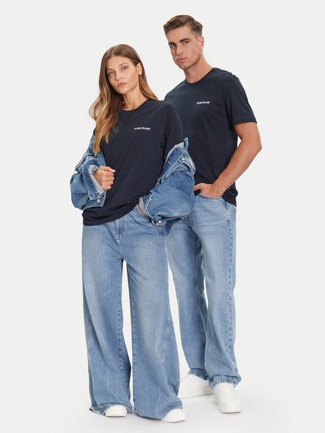 Guess Jeans Guess Jeans Футболка M5BI78 K8FQ4 Cиній Regular Fit