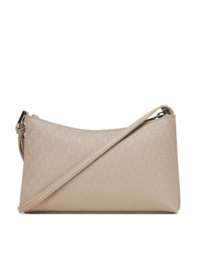 Calvin Klein Ročna torba Calvin Klein Ck Must Aop Conv Logo Jqd Strap LV04F3099G Bež