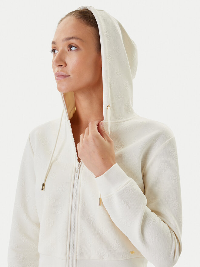 Guess Guess Sudadera V5YQ06 KBSL2 Écru Regular Fit