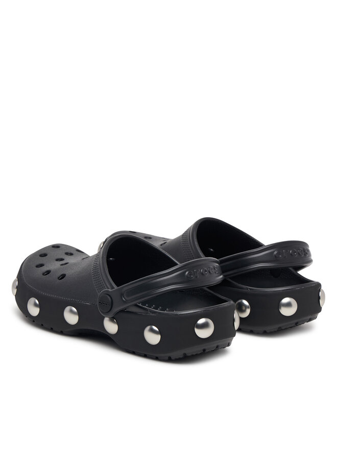 Crocs Pantoletten Crocs Classic Big Studded Clog 214236 Schwarz