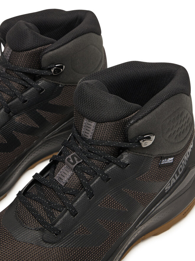 Salomon Παπούτσια πεζοπορίας Salomon Elixir Tour Mid Waterproof L47577800 Καφέ