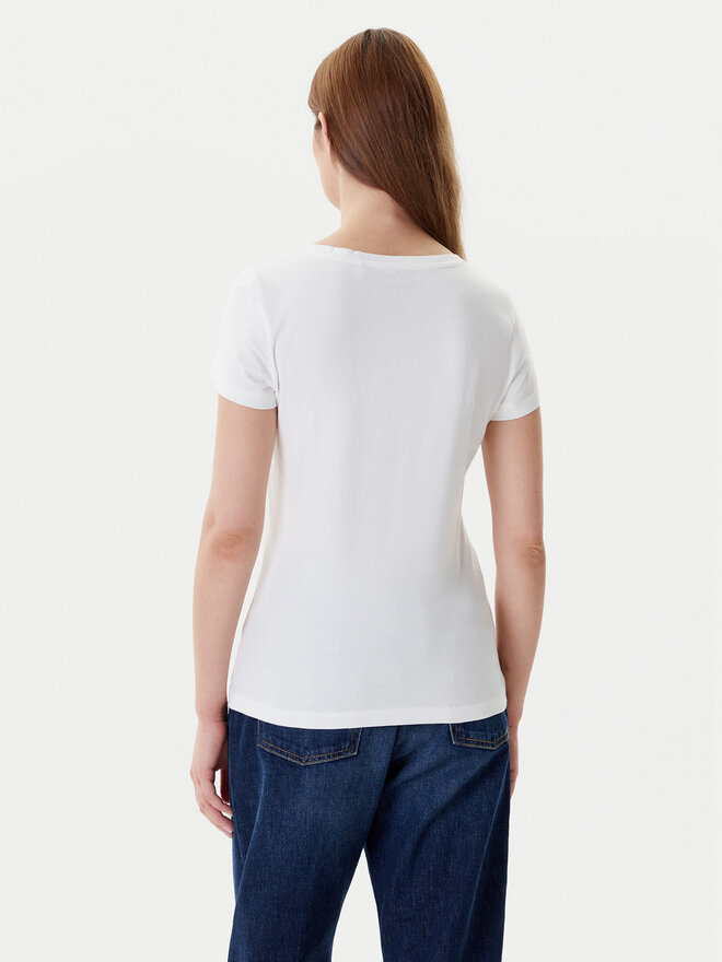 Mustang Mustang Футболка Beverly 1016517 Білий Slim Fit