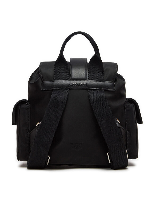 PINKO Rucksack Pinko Pocket Backpack PE 24 PLTT 102745 A1J4 Schwarz