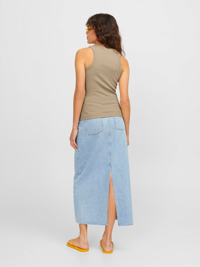 JJXX JJXX Felső 12224661 Bézs Rib Fit