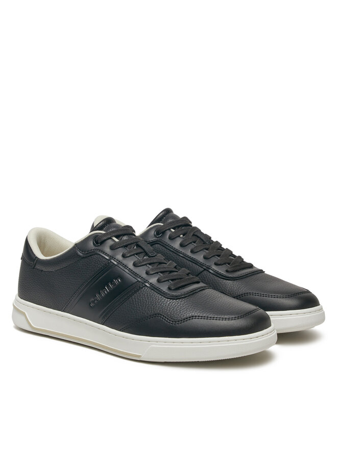 Calvin Klein Sneakersy Calvin Klein Low Top Lace Up Logo HM0HM01653 Czarny