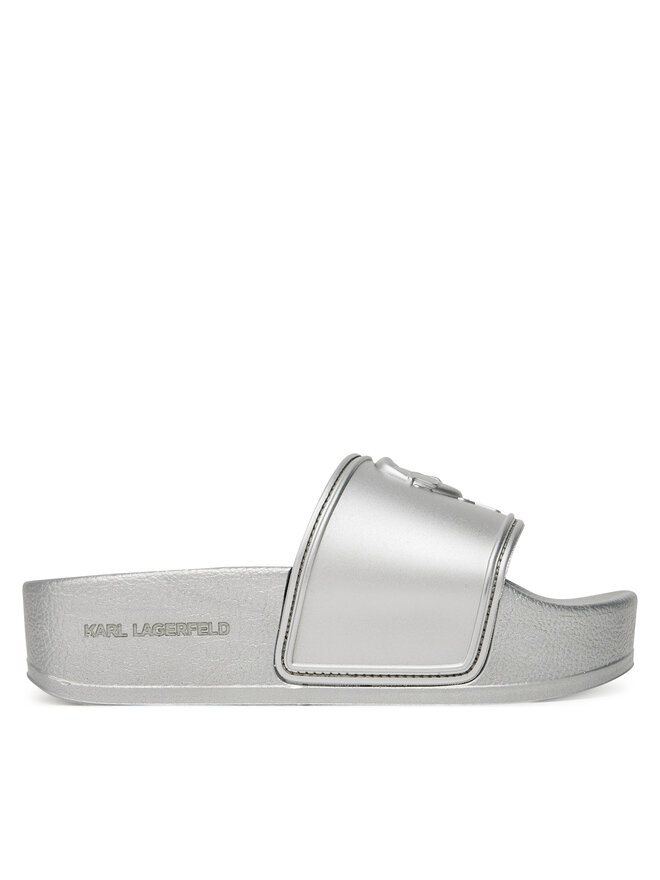 KARL LAGERFELD Şlapi KARL LAGERFELD Kondo Maxi KL80819M Argintiu
