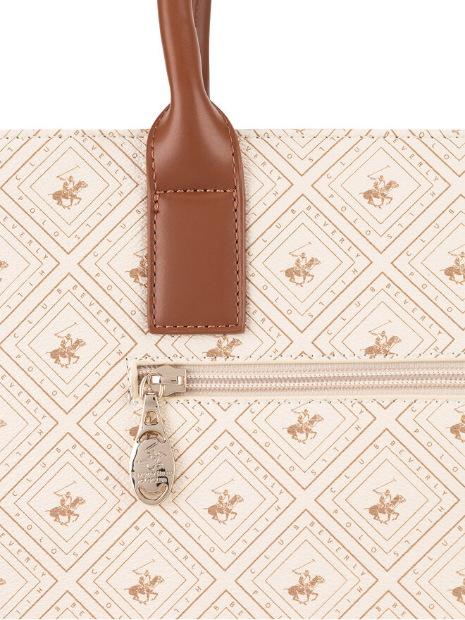 Beverly Hills Polo Club Torebka Beverly Hills Polo Club BHPC-S-004-07 Beżowy