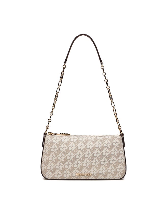 MICHAEL Michael Kors Geantă MICHAEL Michael Kors Chain Pouchette 32H3G8EW6B Écru