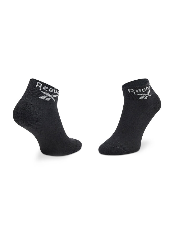 Reebok Lange Socken Reebok Cl Fo Ankle Sock 3P GG6675 Schwarz
