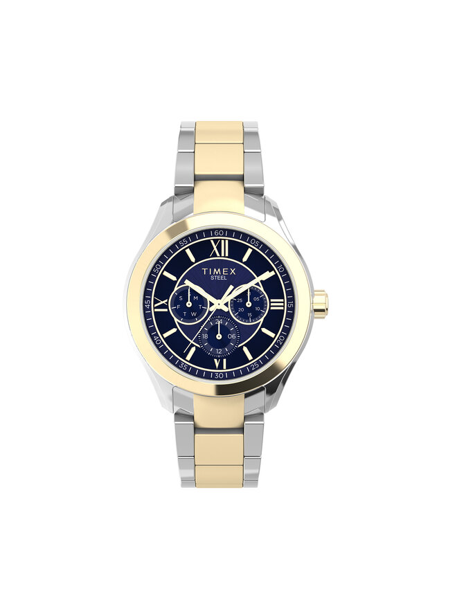 Timex Zegarek Timex Dress TW2V95500 Srebrny