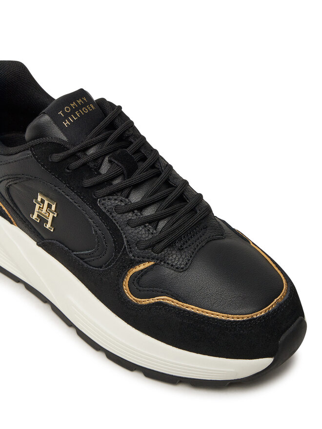 Sneakers tommy hilfiger elastic retro runner fwfw3336 black 99 store