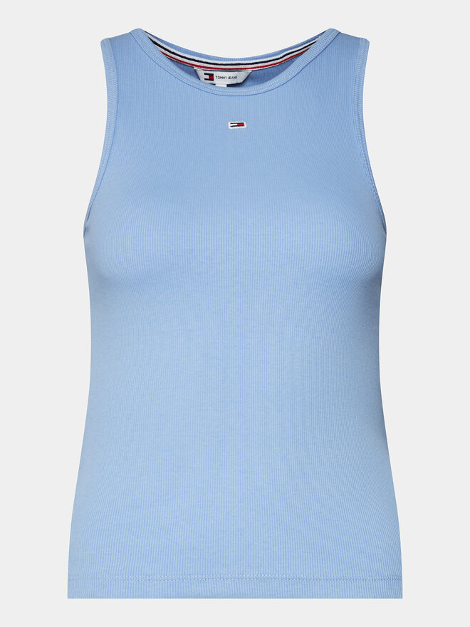 Tommy Jeans Tommy Jeans Top Essential DW0DW17382 Blau Slim Fit