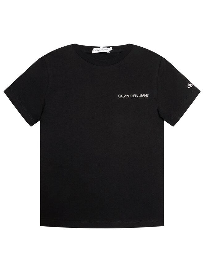 Calvin Klein Jeans Calvin Klein Jeans T-Shirt Chest Logo IB0IB00456 Μαύρο Regular Fit