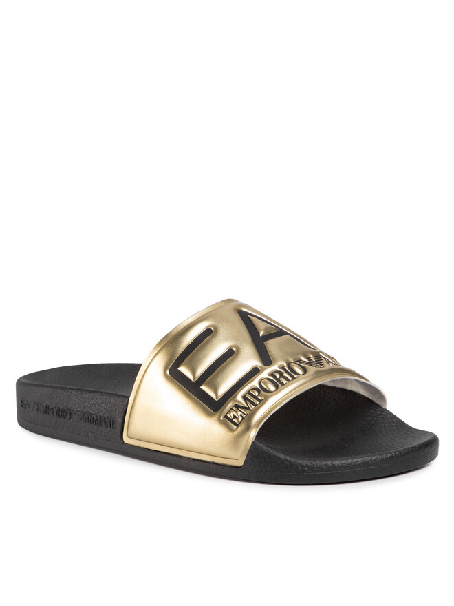 EA7 Emporio Armani Pantoletten EA7 Emporio Armani XCP001 XCC22 D467 Goldfarben