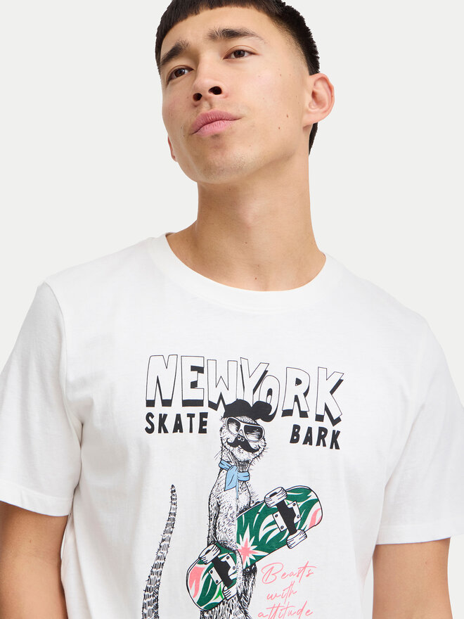 Blend Blend T-Shirt 20717748 Weiß Regular Fit