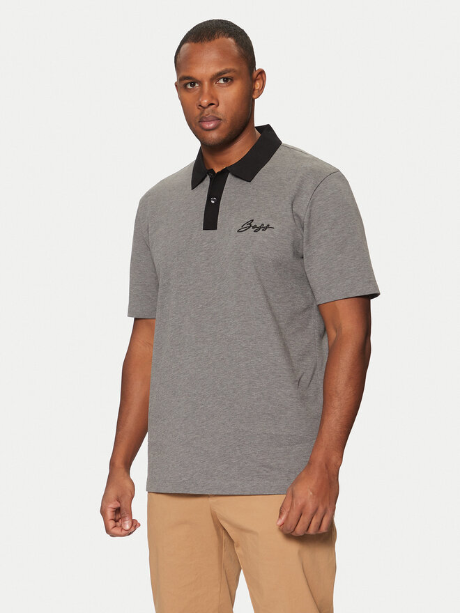 BOSS BOSS Poloshirt C-Parris 104 50531402 Grau Regular Fit