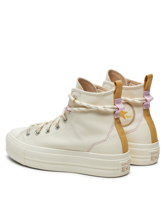 Converse Sneakers Converse Chuck Taylor All Star Lift Platform Utility A08767C Εκρού