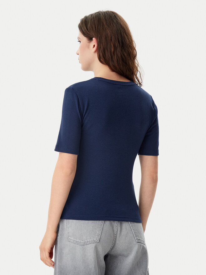 Gap Gap Póló 679172-02 Sötétkék Stretch Fit
