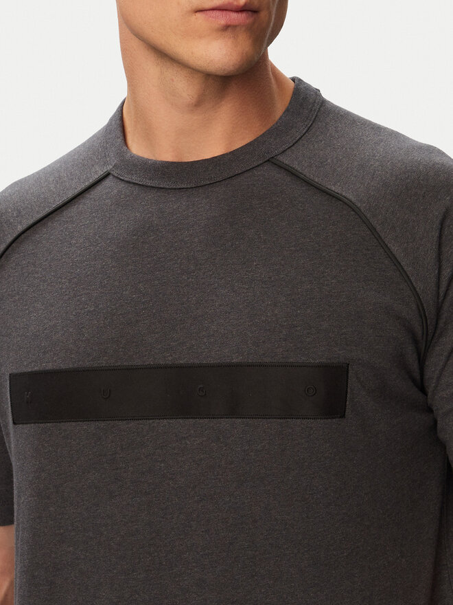 HUGO HUGO T-Shirt 50563112 Dunkelgrau Regular Fit