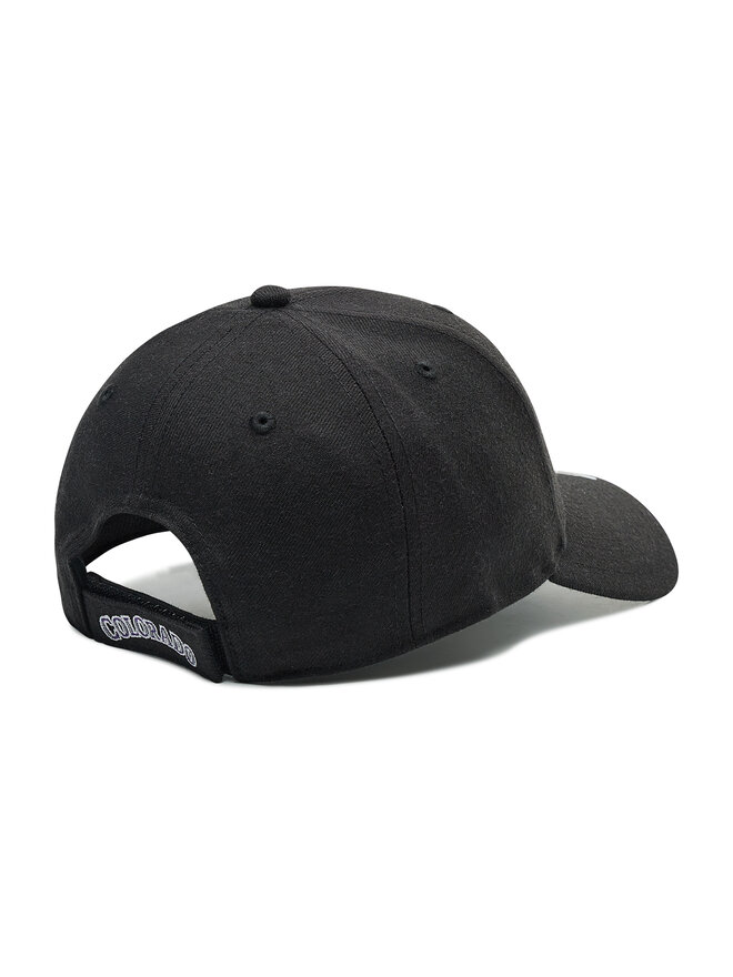 47 Brand Czapka z daszkiem 47 Brand MLB Colorado Rockies B-MVP27WBV-BKI Czarny
