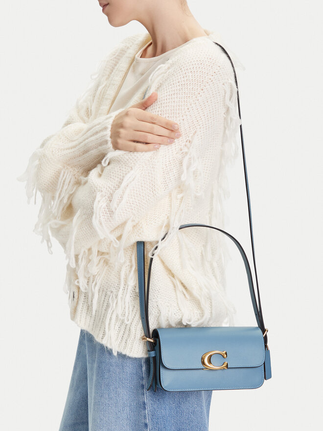 Сумка Coach Zoe CAM18 B4PUB Блакитний | evzuttya.com.ua