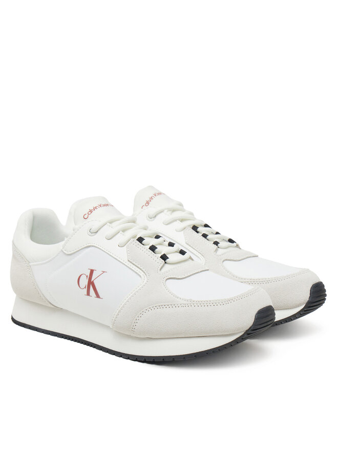 Calvin Klein Jeans Sneakers Calvin Klein Jeans Retro Sock Runner Mg YM0YM01152 Alb