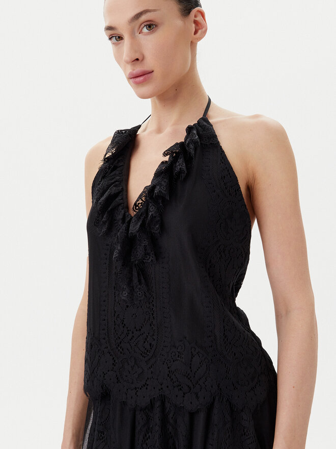 Herskind Herskind Top 5578204 Crna Regular Fit