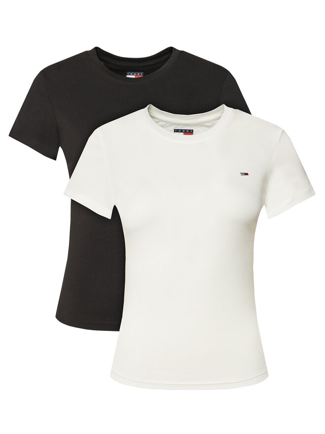 Tommy Jeans Tommy Jeans 2er-Set T-Shirts DW0DW21366 Bunt Slim Fit