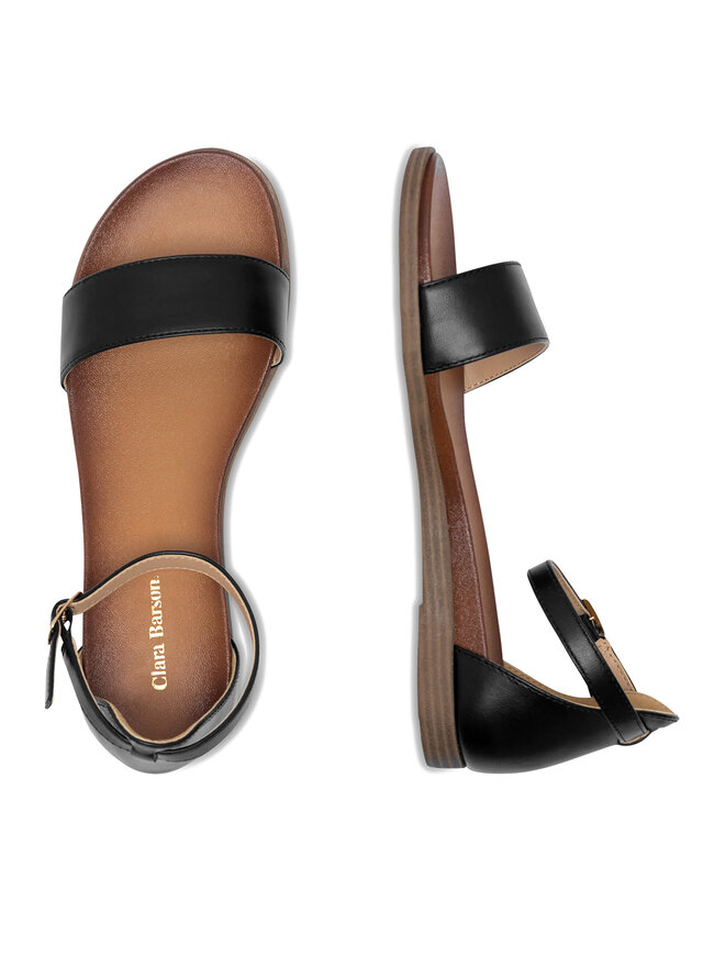 Clara Barson Σανδάλια Clara Barson MAGNA WS5811-01 Μαύρο
