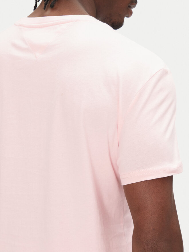 Tommy Jeans Tommy Jeans Camiseta Linear Logo DM0DM20744 Rosa Regular Fit