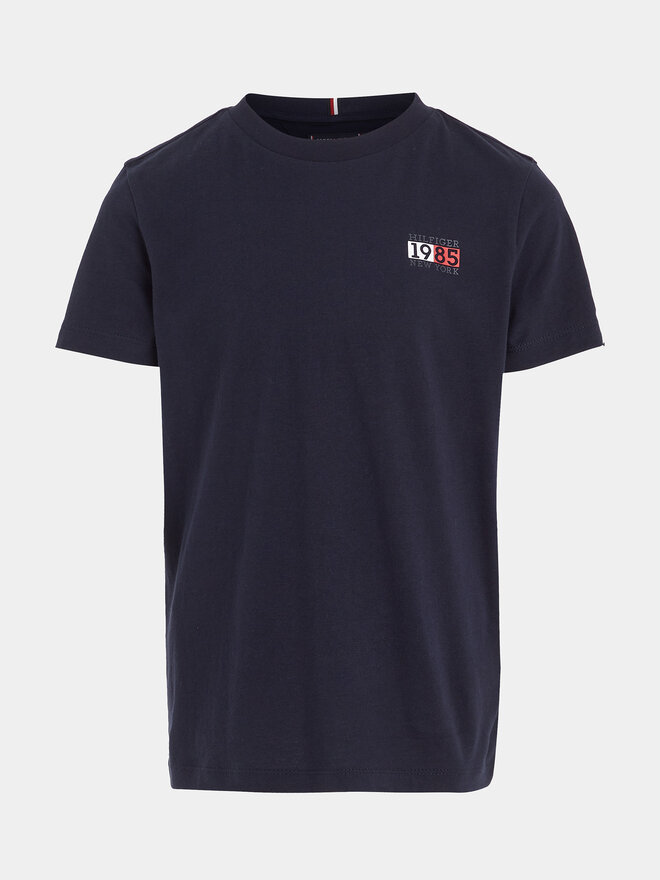 Tommy Hilfiger Tommy Hilfiger Marškinėliai New York Flag KB0KB08626 S Tamsiai mėlyna Regular Fit