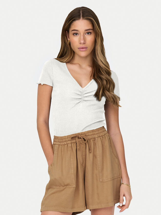 ONLY ONLY Camiseta Betty 15311919 Blanco Regular Fit