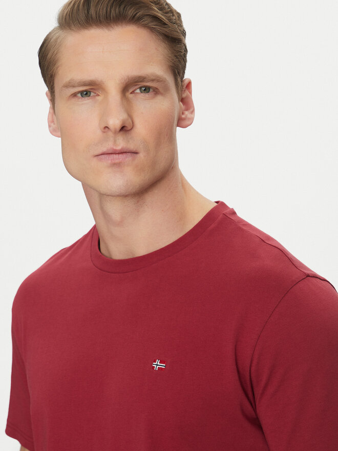 Napapijri Napapijri Camiseta Salis NP0A4H8D Rojo Regular Fit