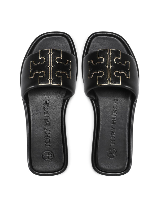Tory Burch Шльопанці Tory Burch Doublet Sport Slide 79985 Чорний