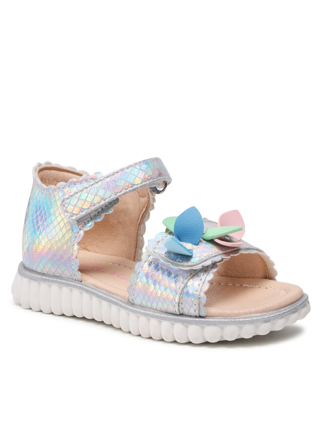 Nelli Blu Sandály Nelli Blu AVO-287-010 Stříbrná