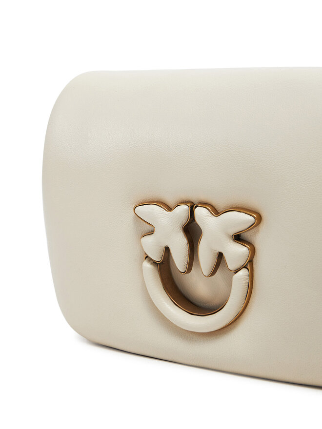 PINKO Handtasche PINKO Love Click Puff Baby 101584 A10F Écru