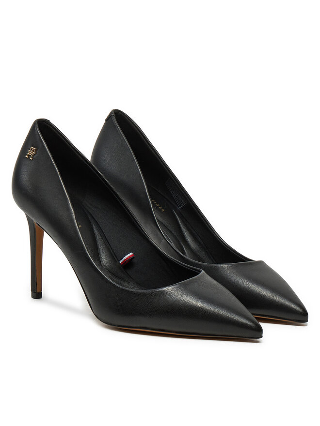 Tommy Hilfiger Tacón de aguja Tommy Hilfiger Essential Pointed Pump FW0FW07533 Negro