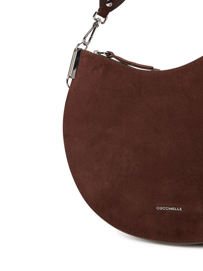 Coccinelle Ročna torba Coccinelle QKG Coccinellesunup Suede E1 QKG 13 02 01 Rjava