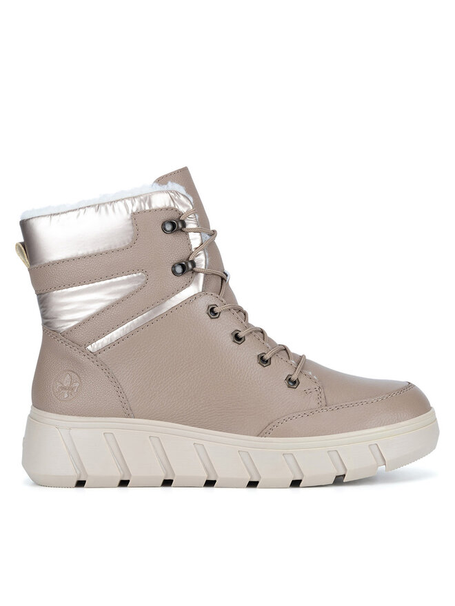 Rieker Schnürschuhe Rieker Y3504-20 Beige
