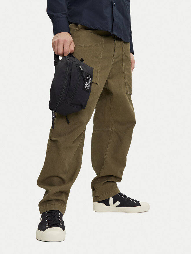 Alpha Industries Сумка на пояс﻿ Alpha Industries Big Alpha Waist Bag 126909 Чорний