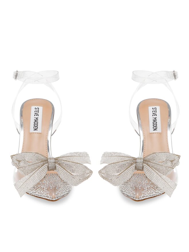 Steve Madden Sandále Steve Madden Virtuous Sandal SM11002835-02002-494 Priehľadná