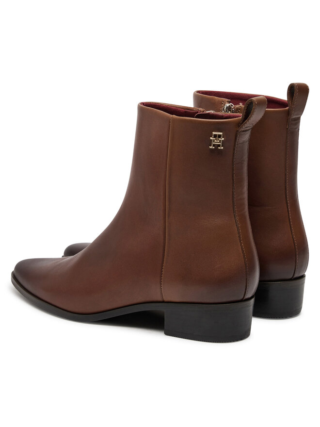 Tommy Hilfiger Μποτάκια Tommy Hilfiger FW0FW08103 Καφέ