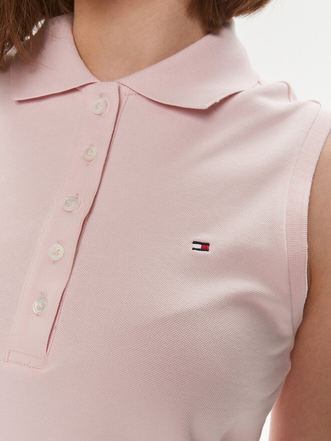 Tommy Hilfiger Tommy Hilfiger Poloshirt 1985 WW0WW41794 Rosa Slim Fit