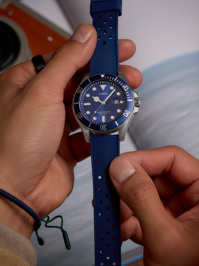 Timex Pulkstenis Timex Harborside Coast TW2Y05000 Sudraba