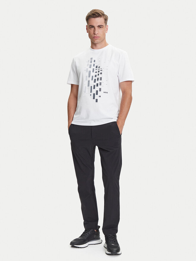 BOSS BOSS Camiseta GRX Zone 50543808 Blanco Regular Fit