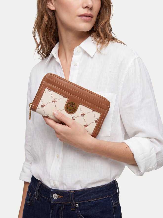 Beverly Hills Polo Club Geldbörse Beverly Hills Polo Club CEO-BHPC-W1-001-AW26 Creme