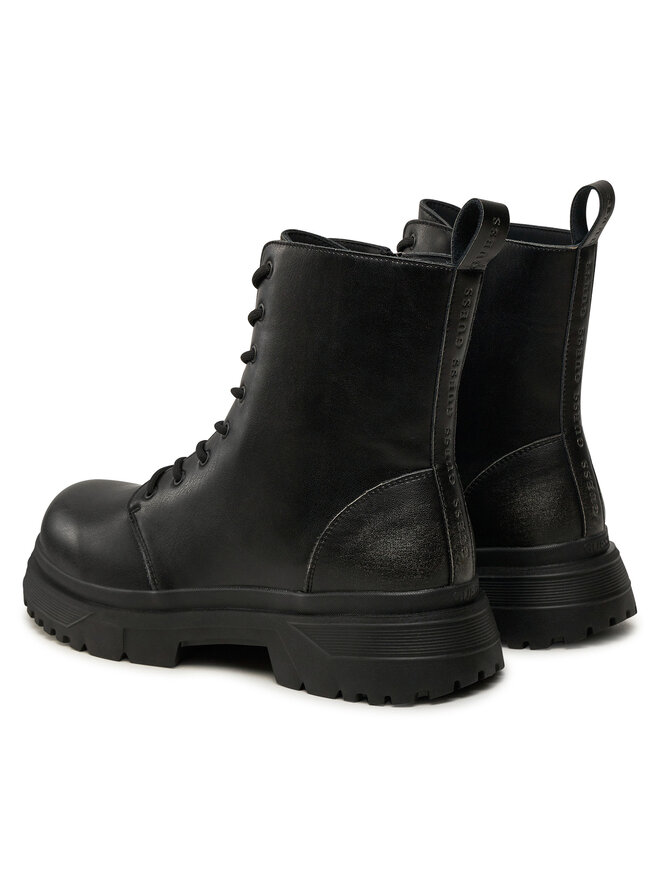 Guess Schnürstiefeletten Guess Palermo Boot FMFPAL ELE11 Schwarz