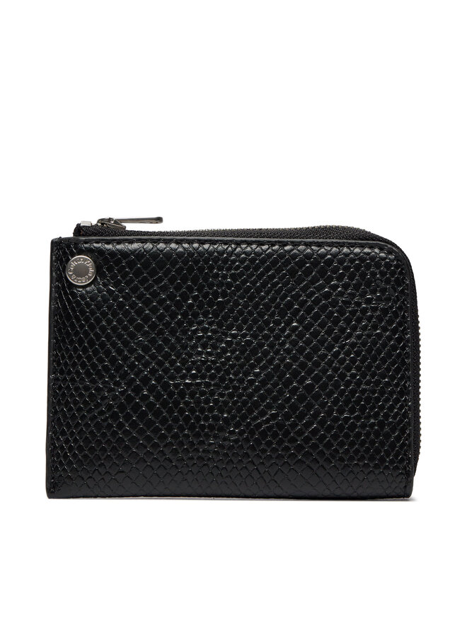 Calvin Klein Jeans Mali ženski novčanik Calvin Klein Jeans Sculpted Wallet Square Mirror K60K611563 Crna